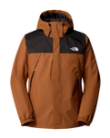 The The North Face Mens Antora Jacket in Burnt Umber & TNF Black