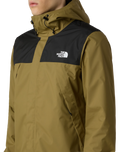 The The North Face Mens Antora Jacket in Cedar & TNF Black