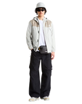 Antora Jacket in Cumulus Cloud & Stone Slab