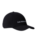 The The North Face Womens Roomy Norm Cap in TNF Black Washed & Horizontal Logo