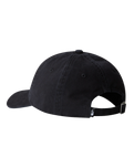 The The North Face Womens Roomy Norm Cap in TNF Black Washed & Horizontal Logo