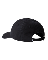 The The North Face Womens Roomy Norm Cap in TNF Black Washed & Horizontal Logo