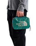 Base Camp Voyager Wash Bag in Pacific Teal, Dark Chestnut & Stone Slab