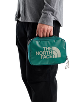 Base Camp Voyager Wash Bag in Pacific Teal, Dark Chestnut & Stone Slab