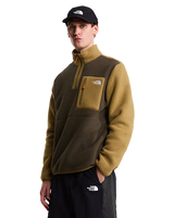 Yumiori 1/4 Zip Fleece Jacket in New Taupe Green