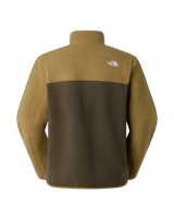 The The North Face Mens Yumiori 1/4 Zip Fleece Jacket in New Taupe Green