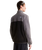 The The North Face Mens Yumiori 1/4 Zip Fleece Jacket in Black & Smoked Pearl