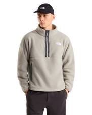 Fleeski 1/4 Zip Pullover Fleece Jacket in Stone