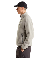 Fleeski 1/4 Zip Pullover Fleece Jacket in Stone