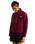 Fleeski 1/4 Zip Pullover Fleece Jacket in Burgundy Crush