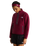Fleeski 1/4 Zip Pullover Fleece Jacket in Burgundy Crush