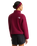 Fleeski 1/4 Zip Pullover Fleece Jacket in Burgundy Crush