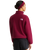 Fleeski 1/4 Zip Pullover Fleece Jacket in Burgundy Crush