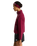 Fleeski 1/4 Zip Pullover Fleece Jacket in Burgundy Crush