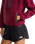 Fleeski 1/4 Zip Pullover Fleece Jacket in Burgundy Crush
