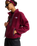Fleeski 1/4 Zip Pullover Fleece Jacket in Burgundy Crush