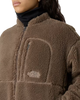 Extreme Pile Full Zip Fleece Jacket in Mocha Brown