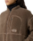 Extreme Pile Full Zip Fleece Jacket in Mocha Brown