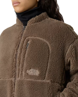 Extreme Pile Full Zip Fleece Jacket in Mocha Brown