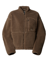 The The North Face Womens Extreme Pile Full Zip Fleece Jacket in Mocha Brown