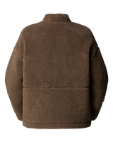 The The North Face Womens Extreme Pile Full Zip Fleece Jacket in Mocha Brown