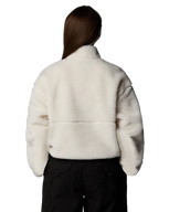 The The North Face Womens Extreme Pile 2 Zip Fleece Jacket in White Dune