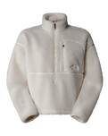 The The North Face Womens Extreme Pile 2 Zip Fleece Jacket in White Dune