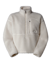 The The North Face Womens Extreme Pile 2 Zip Fleece Jacket in White Dune