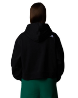 The The North Face Womens Essential Cropped Hoodie in TNF Black