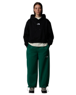 The The North Face Womens Essential Cropped Hoodie in TNF Black