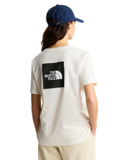 The The North Face Womens Evolution Box T-Shirt in White Dune