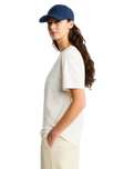 The The North Face Womens Evolution Box T-Shirt in White Dune