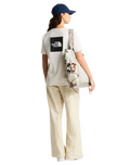 The The North Face Womens Evolution Box T-Shirt in White Dune