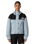 The The North Face Womens Reign On Jacket in Frost Grey & TNF Black