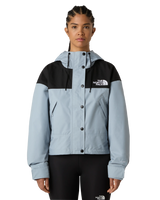 The The North Face Womens Reign On Jacket in Frost Grey & TNF Black