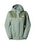 The The North Face Womens Antora Rain Jacket in Slate Moss & Bark Mist