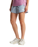 Flex Woven Walkshorts in Frost Grey