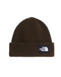 Salty Lined Beanie in Dark Chestnut