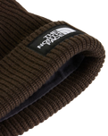 Salty Lined Beanie in Dark Chestnut