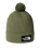 The The North Face Mens Logo Box Pom Beanie in Bark Mist