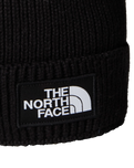 The The North Face Mens Logo Box Pom Beanie in TNF Black