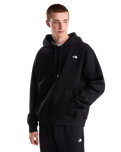 Essential Simple Dome Relaxed Hoodie in Black