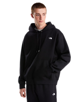 Essential Simple Dome Relaxed Hoodie in Black