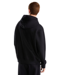 Essential Simple Dome Relaxed Hoodie in Black