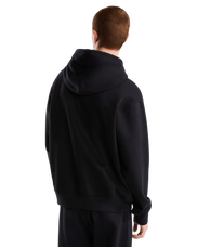 Essential Simple Dome Relaxed Hoodie in Black