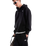 Essential Simple Dome Relaxed Hoodie in Black