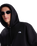 Essential Simple Dome Relaxed Hoodie in Black