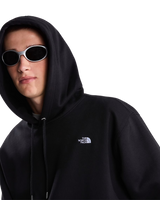Essential Simple Dome Relaxed Hoodie in Black