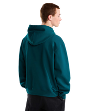 Essential Simple Dome Relaxed Hoodie in Pacific Teal