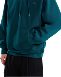 Essential Simple Dome Relaxed Hoodie in Pacific Teal